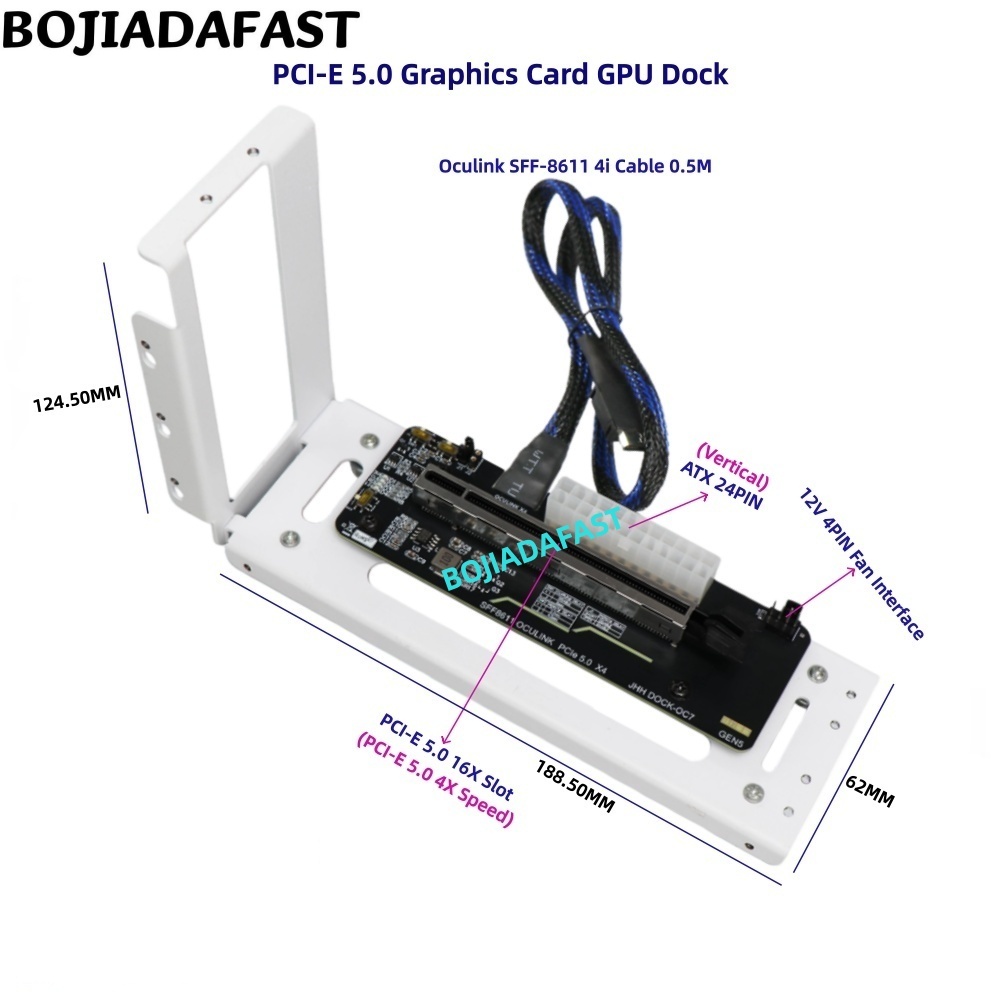 Tarjeta Adaptadora PCI-E 5.0 1 - Oculink Egpu Dock Graphics Card reseña y precio